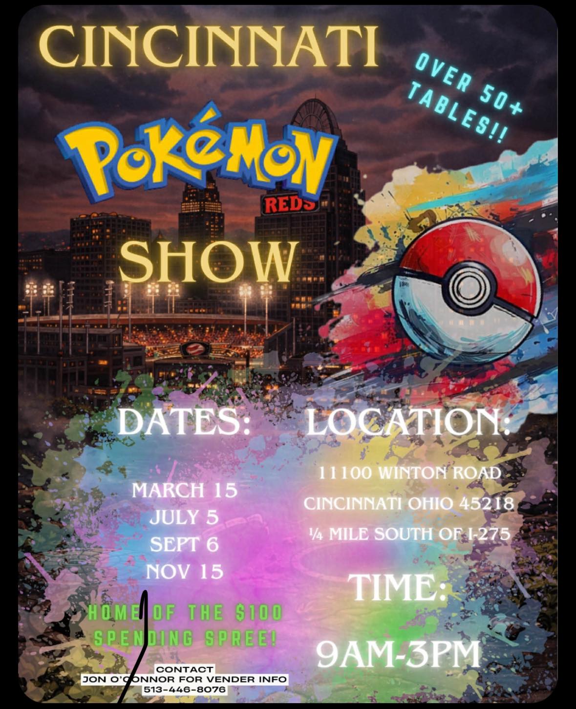 pokemon card show ohio If you're in the southern Ohio, northern Kentucky or western West Virginia area, come by next weekend and say hi! #pokemon #tcg #tradingcards #cardshow #irontonohio