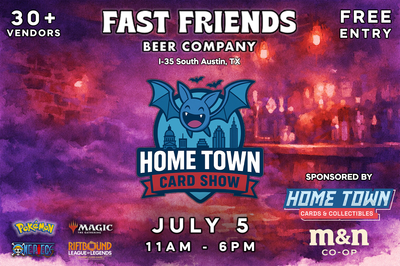 austin pokemon card show First ATX show, come see us! It will be a good time Code MarshMetal for 50% off your tickets! #atxcardshow #pokemon #onepiece #magicthegathering #austintx