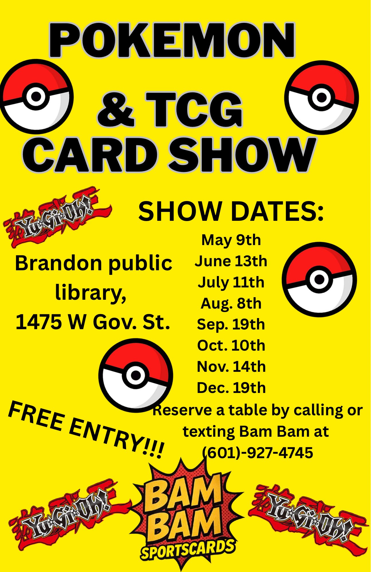 Brandon Area Card Show - Brandon, FL | TCG Shows Near Me